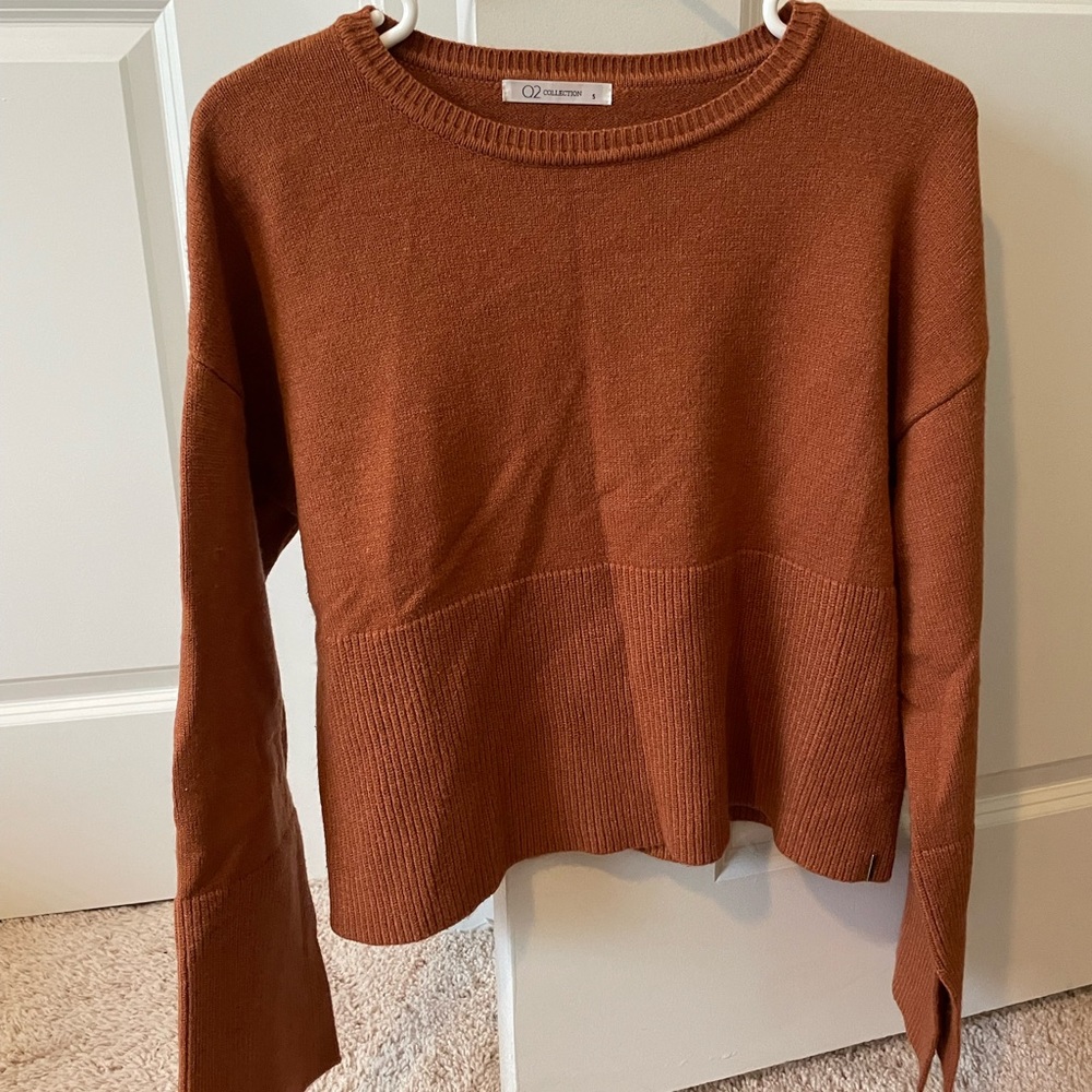 Rustic orange sweater size small